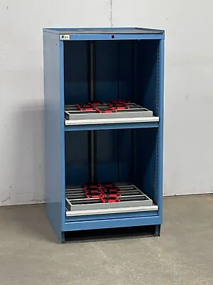 Used Lista 2 Drawer CNC Cabinet Industrial Tool Storage #2551 Vidmar Hsk100a/125 • $399.24