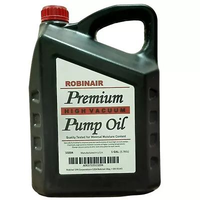 Robinair 13204 Premium High Vacuum Pump Oil - 1 Gallon • $45.19