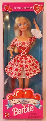 Vintage 1995 Barbie Valentine Sweetheart Special Edition 14644 Mattel NIB • $1