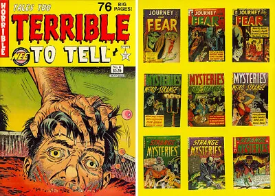 Tales Too Terrible #6 Classic Pre-Code Horror! Zombies! Mister Mystery #13 CVR! • $9