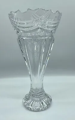 Crystal Espirit LARGE 12  Vase By Godinger Shannon Lead Crystal Czech Republic • $28