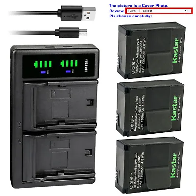 Kastar Battery LTD2 Charger For GoPro AHDBT-302 HD HERO3 Hero 3 Hero 3+ Hero3+ • $9.99