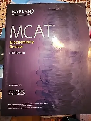 Kaplan MCAT Biochemistry Review Fifth Edition • $15