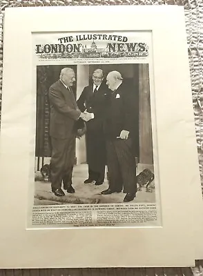 The Illustrated London News Sir Winston Churchill  War Time September 25 1954 • £20