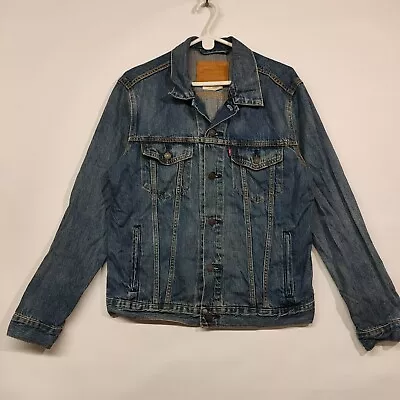 Levis Premium Lue Denim Jacket Mens M • £29.99