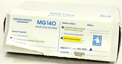 Industrial Scientific Corporation MG140 Multi Gas Monitor (NIB) • $149.99