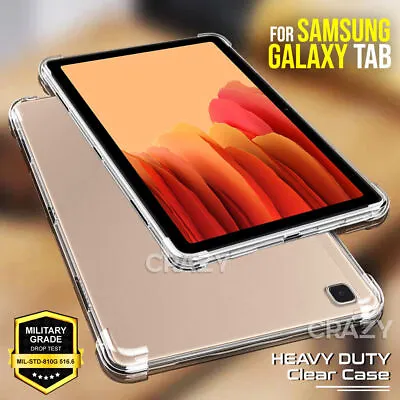 For Samsung Galaxy Tab A7 10.4  A7 Lite 8.7 SM- T220 Shockproof Clear Case Cover • $11.95