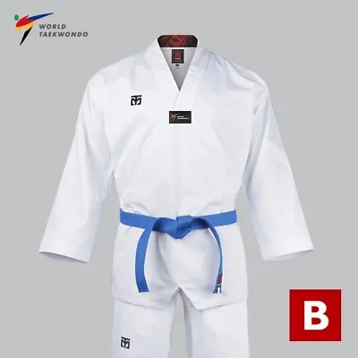 MOOTO BS 5 (Basic 5) Standard Taekwondo Uniform TKD WT Dobok [White-Neck] • $79.99
