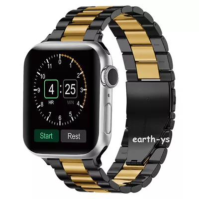 Stainless Steel Watch Band Metal Strap For Apple IWatch Series 9 8 7 SE 6 5 4321 • $14.99