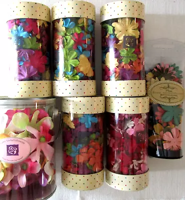Mulberry Paper Flowers Prima Marketing Mixed Lot 7 Tubes • $14.95