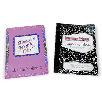 Monster High Doll Original Spectra Vondergeist And Lagoona Blue Diary Booklet • $6.89