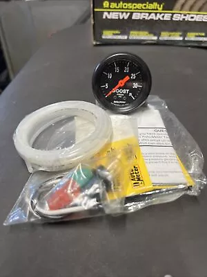 Autometer 2616 Z-Series Boost Gauge 2-1/16  35 PSI Mechanical • $60