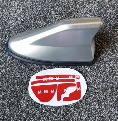 £5 • Buy Shark Fin Car Roof Aerial Antenna Universal - Silver
