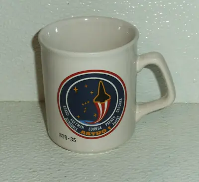 NASA Mug Cup Space Shuttle Brand Hoffman STS-35 Lounge Parker Gardner Vtg Astro • $34.26