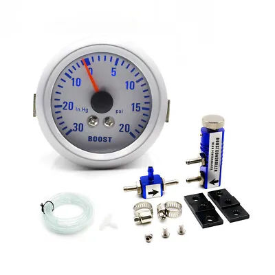 2  52mm Turbo Boost Gauge Psi Car Pressure Meter With Boost Controller Kit Blue • $25.57