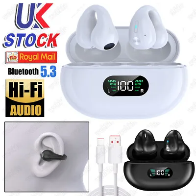 £16.79 • Buy Ear Bone Conduction Sports Clip Ear Wireless Bluetooth Earphones Earring Type