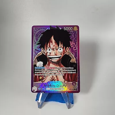 One Piece Card Game Awakening New Era Monkey D Luffy OP05-060 Alt Art Leader AA  • $59.99