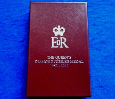 £8.50 • Buy Box Only, Queens Diamond Jubilee 2012 Full Size Medal Presentation Box By Tks