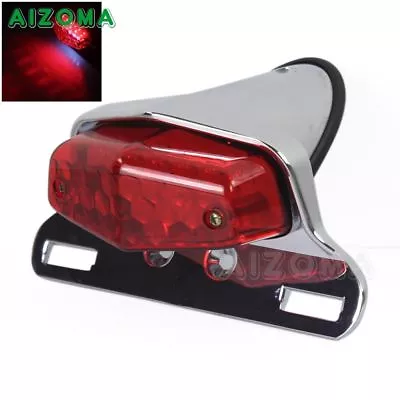 Lucas Motorcycle LED Brake Tail Light Bracket Holder For Harley Honda Cafe Racer • $36.99