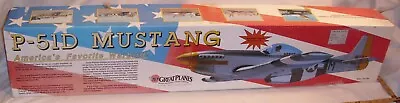 Great Planes P-51d Mustang Balsa Wood Large Rc Airplane Kit Boxed P540 New Boxed • $199.99