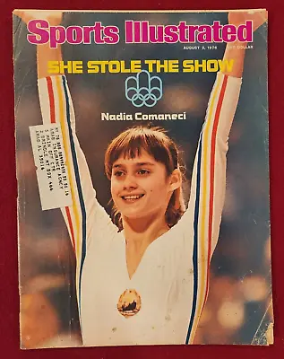 August 2 1976 OLYMPICS GYMNASTICS NADIA COMANECI PERFECT 10! Sports Illustrated • $6.95