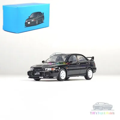 1:64 Mitsubishi Lancer Evolution III Model Car Diecast Vehicle Collection Black • $22.52