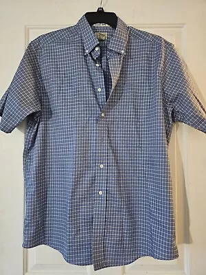 Mens Large L.l. Bean Short Sleeve Button Down Shirt • $9.75