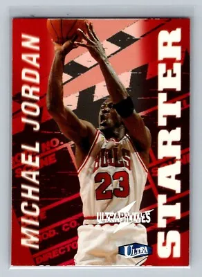 1997-98 Fleer Ultra Ultrabilities Starter Insert Michael Jordan #1S HOF Bulls • $19.99