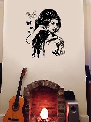 Amy Winehouse Wall Art Sticker Decal Wall Sticker Singer • £15