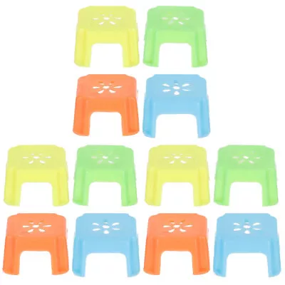 12 Pcs Stool Round Bar Dollhouse Stools Decorate • £6.35