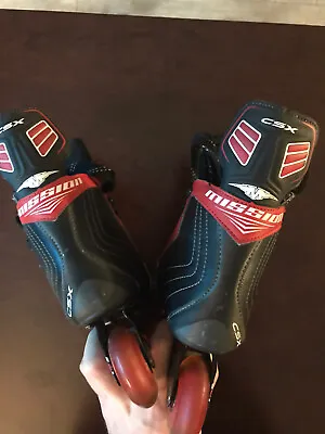 Mission CSX Inline Roller Skates Youth Size~3 Red/ Black Great Pair! • $60