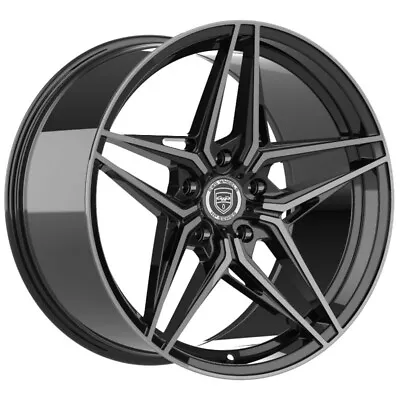 4 GWG HP5 20 Inch STAGG Black Dark Tint Rims Fits NISSAN 350Z 2002 - 2008 • $2090.58