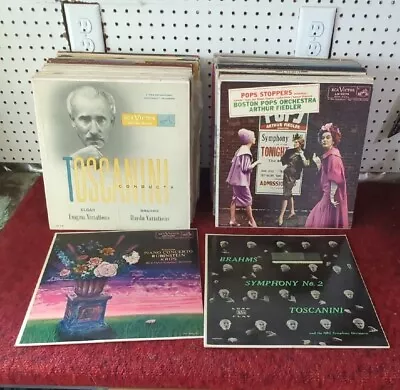 Lot Of 70+ Classical Opera Lp's Record Vtg Rare Rubinstein Brahms Bream 33 12  • $135