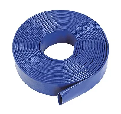 £40.65 • Buy Blue Pvc Layflat Hose-water Discharge Pump / Irrigation / Lay Flat Delivery Pipe