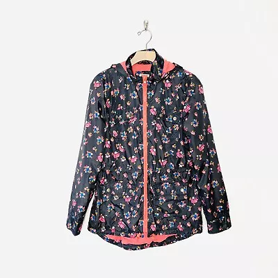 Mossimo Floral Lightweight Fabric-lined Water Resistant Jacket Size Medium • $6.95
