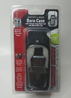 New Dura Case W/Canvas Snap Belt Loop And Metal Clip For Nextel I325 I355 • $10