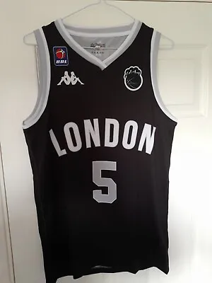 £19.99 • Buy London Lions, Kappa, Basketball Jersey, 5 Ware. Xl New Black. Bbl, Vest 2021