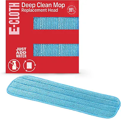 E-Cloth Deep Clean Mop Head Microfiber Replacement Hardwood Laminate Reusabl • £19.68