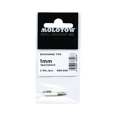 Molotow SPECIALTECH 1mm Replacement Tip Pack (2-pc) Graffiti Art Paint Marker  • $5.99