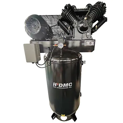 Piston Air Compressor 10 Hp 175Psi 37Cfm+ 80 Tank Gallons 230V For Industrial • $3199