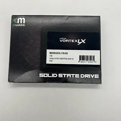 Mushkin Enhanced Vortex-LX M.2 2280 1TB PCI-Express 4.0 X4 3D NAND Internal Soli • $64.99
