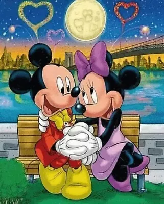 Mickey Mouse And Minnie Mouse (4) Cross Stitch Pattern • £5