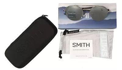 NEW IN BOX WITH CASE! $169 Smith Transporter ChromaPop Sunglasses!   Palladium • $74.99