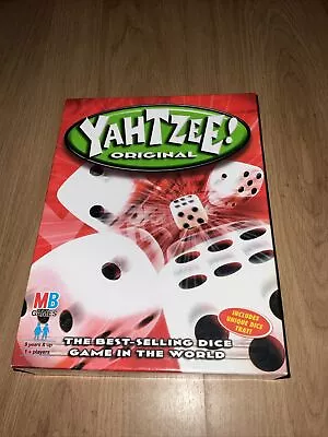 Yahtzee Original Dice Game By MB Games  Pre Owned • £6