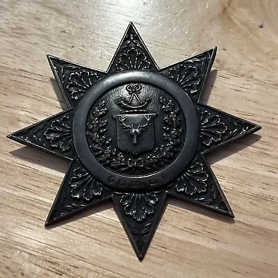 £115 • Buy Ancient Order Of Foresters - Victorian Hallmarked Sterling Silver Sash Star