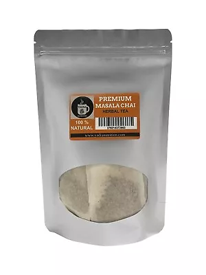 Masala Chai 100 Tea Bags - Cinnamon Ginger Cardamom Black Tea Allspice • $19.99
