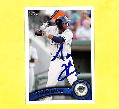 Aaron Hicks Signed Auto Autograph 2011 Topps Pro Debut Card #4 Twins • $9.99