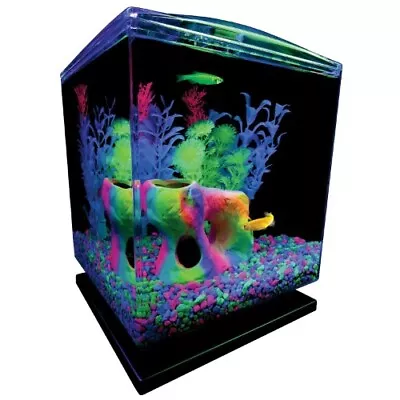  Betta Glass Aquarium Kit 1.5 Gallons Easy Setup And Maintenance • $21.60