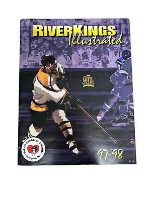 Vintage Memphis Riverkings Program 97-98 Magazine Hockey Mid-South Coliseum Rare • $19.99