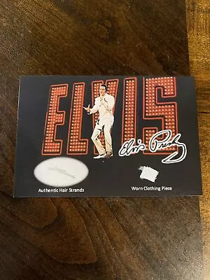 Elvis Presley Hair Strand Lock & Worn Piece King Rock N Roll Relic Graceland • $69.99